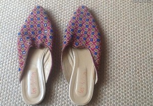 Sapatos Babouches,Les Lolitas, Made in Italy,Originais