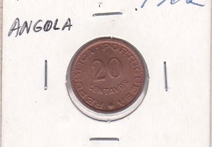 Moeda de $20 centavos de Angola