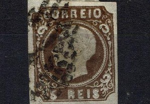 Selos Portugal 1862/64-Af. 14 usado