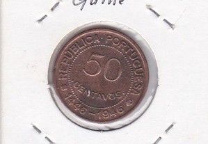 Moeda de $50 centavos da ex. colónia da Guiné