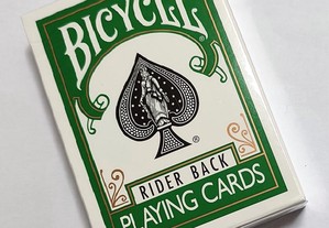 Baralho de Cartas Bicycle Poker Green Back
