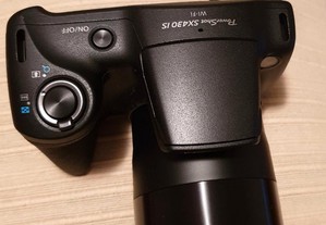 MáquinaFotográfica Canon Powershot SX 430 IS Preta e Acessórios