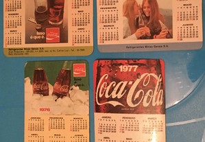 Calendários Coca-Cola e Fanta de 1974 a 2008 Brasil Argentina Portugal