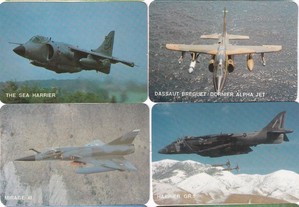 Calendários - Aviões (Guerra do Golfo) Vintage