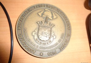 Medalha Bombeiros S.Roque Pico Açores Oferta Envio