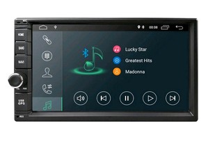 Rádio 2 DIN Android 10 + GPS + 2GB RAM/Kit mãos livre