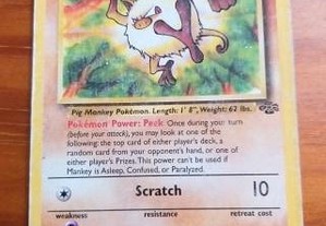 Pokemon Card -Mankey 30 HP