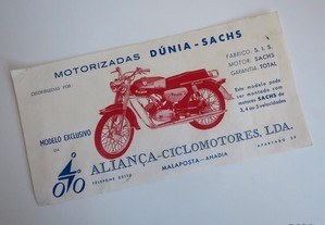 Folhetos Confersil Masac motorizada antigo 50 cc