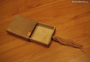 Caixa cartao antiga perfume ou sabonete coty - fra