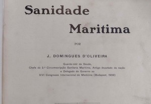 Sanidade Marítima - J. Domingues D´Oliveira 1911