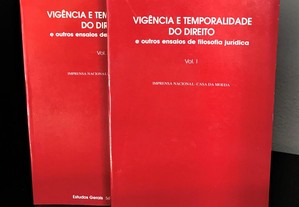 Vigência e Temporalidade do Direito (vol I e II) de António José Brandão
