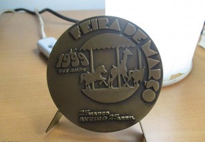 Medalha Feira de Março Aveiro 1999 -565 Anos Oferta Envio