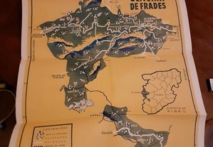 Oliveira de Frades mapa 1956 edição Rotep raro