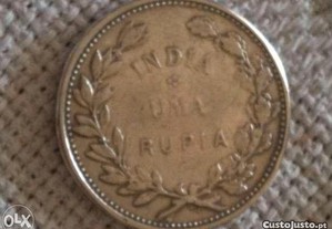 1 Rupia Índia prata 1912