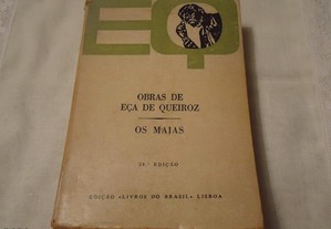 livro Obras de Eça de Queiróz Os Maias