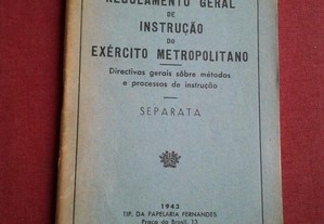 Regulamento de Instrução do Exército Metropolitano-1943