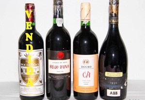 1º_ Vinhos tintos de 1996 (com 27 anos)