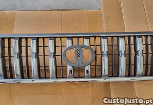 grelha frontal cromada de toyota land cruiser kzj 90 95