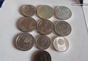 7 moedas de Portugal antigas