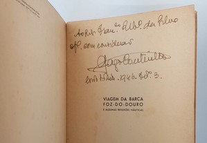 Gago Coutinho // Viagem da Barca Foz-do-Douro 1945 Dedicatória
