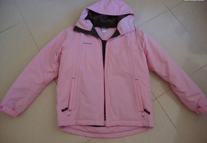 Blusão quente rosa novo - Quechua - criança