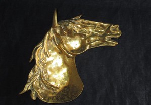Cinzeiro em Bronze Cavalo Escultura