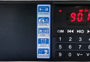 Rádio portátil MP3 Coluna FM Hi-Rice SD-111