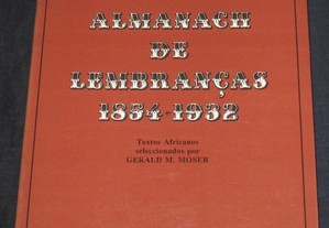 Livro Almanach de Lembranças 1854-1932 Textos Africanos