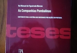 "As Companhias Pombalinas" de Rui Marcos