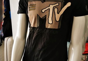T-shirt Mtv Zara Tamanho M