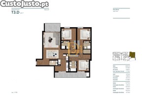 Apartamento t3 ak edifcio 