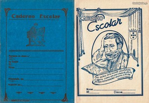 2 Cadernos escolares antigos - anos 50