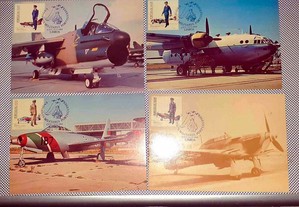 Selos e postais 1984 / Uniformes Militares Portugueses - Força Aérea