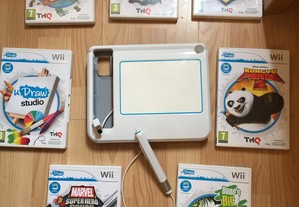 Wii draw com 8 jogos
