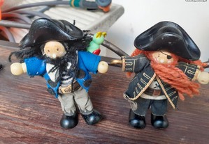Piratas em madeira Le Toy Van - 2 Bonecos