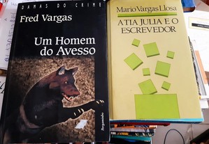 Obras de Fred Vargas e Mário Vargas Llosa