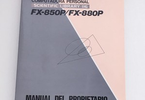 Casio Fx-850P, Casio Fx-880P - Manual