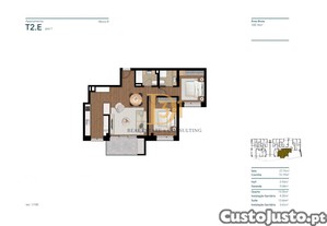 Apartamento t2 z edifcio 