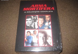 Colecção Completa em DVD "Arma Mortífera" Selados!