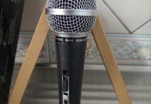 Microfone Dynamic SM58 Novo