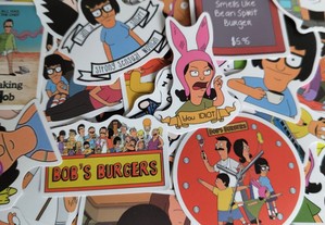 50 Autocolantes Stickers Bob's Burguers