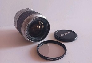 Objetiva Canon EF 28-90mm, com filtro Hama