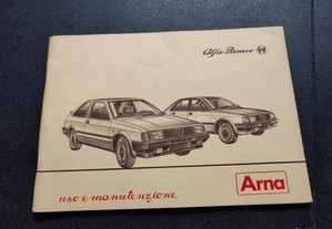 Alfa Romeo Arna - Manual de Proprietário