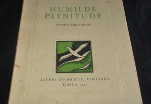 Livro Humilde Plenitude João de Barros numerado