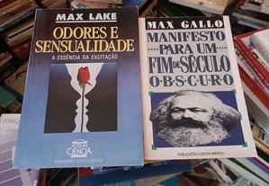 Obras de Max Lake e Max Gallo