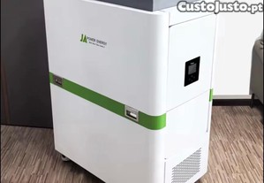 Sistema solar h�brido Deye 6kw + 10 pain�is solares JA 600 w +JA power energy bateria 15kw