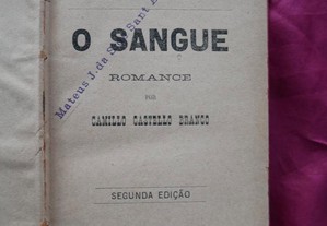 O Sangue. Romance, Camillo Castello Branco. 2ª Ed.