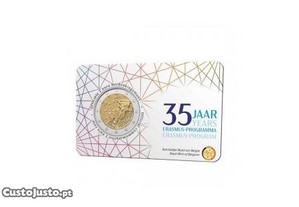 Bélgica Erasmus moeda comemorativa 2 euro 2022