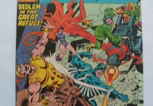 The Inhumans 6 Marvel Comics 1976 Gil Kane bd Bronze age Banda Desenhada Medusa Black Bolt