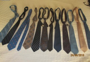 Sortido de 11 gravatas